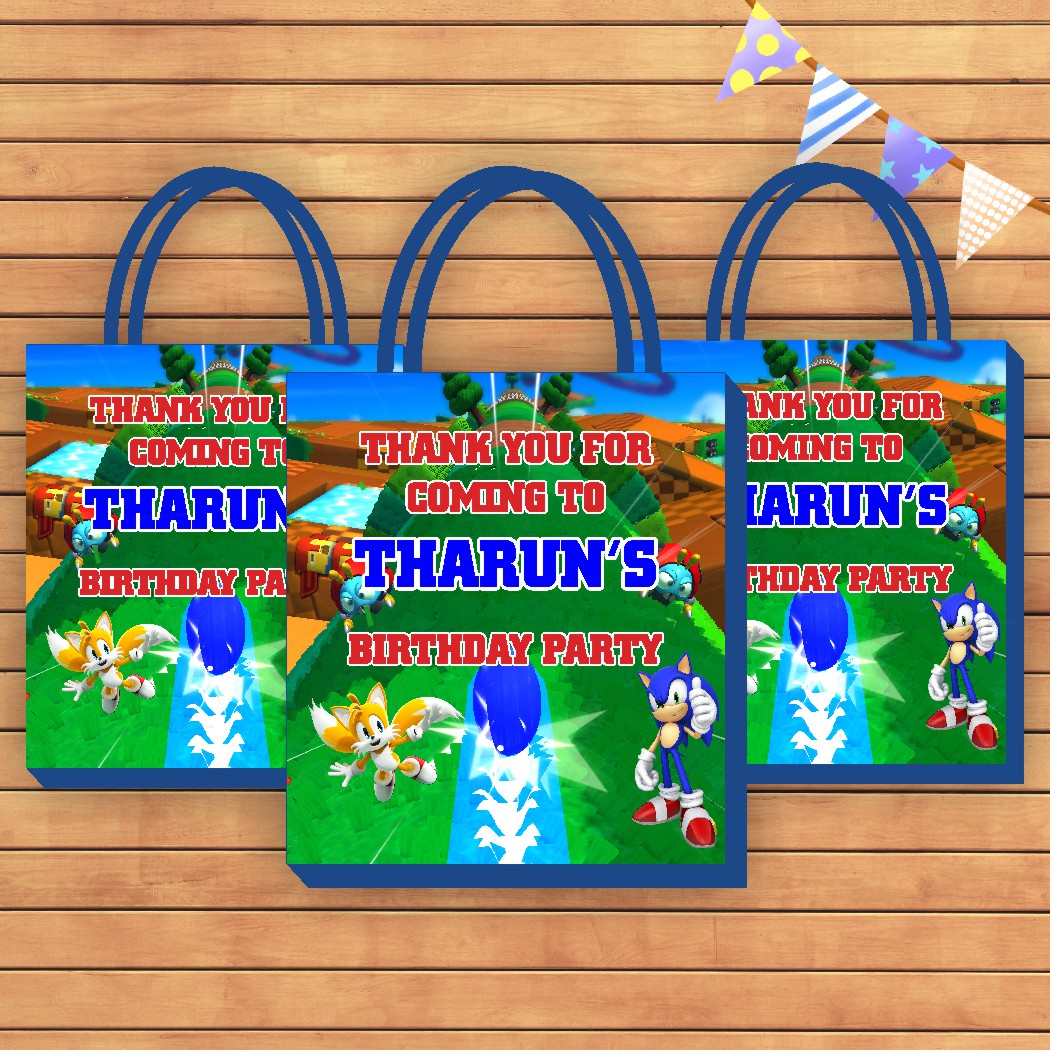 Sonic the Hedgehog Theme Return Gift Bag