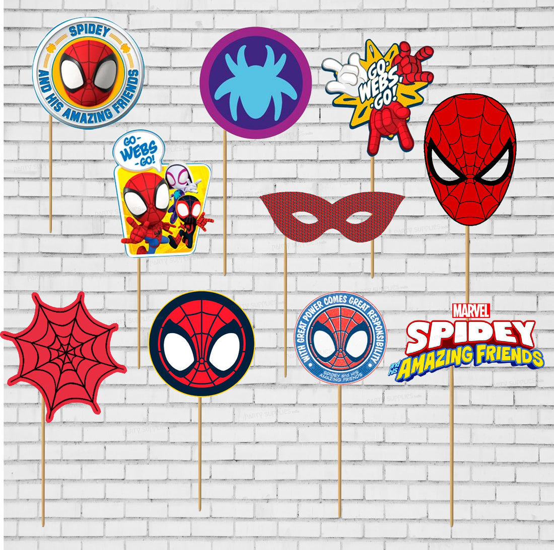 PSI Spidey and his Amazing Friends Theme Props