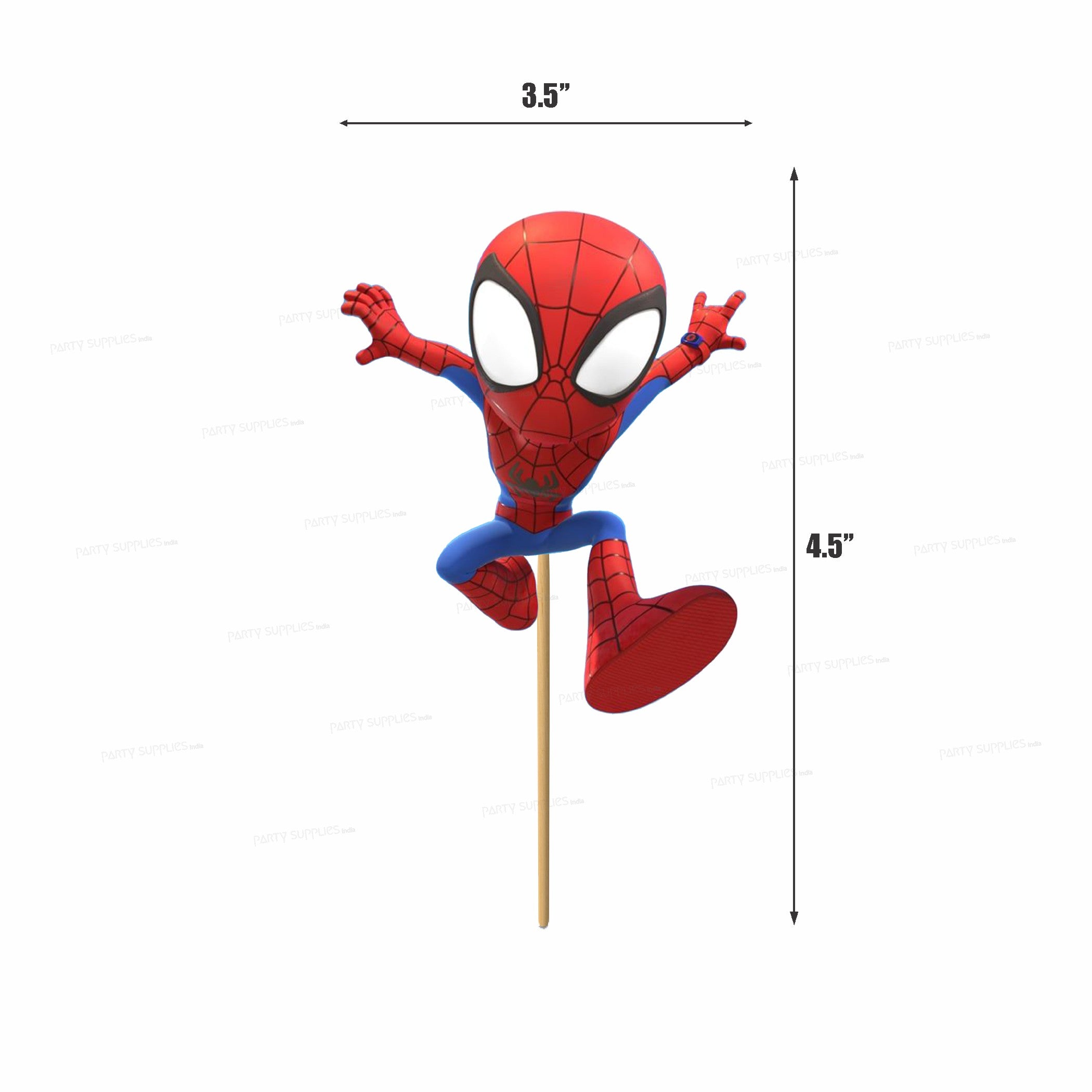 PSI Spidey and his Amazing Friends Theme Cup Cake Topper