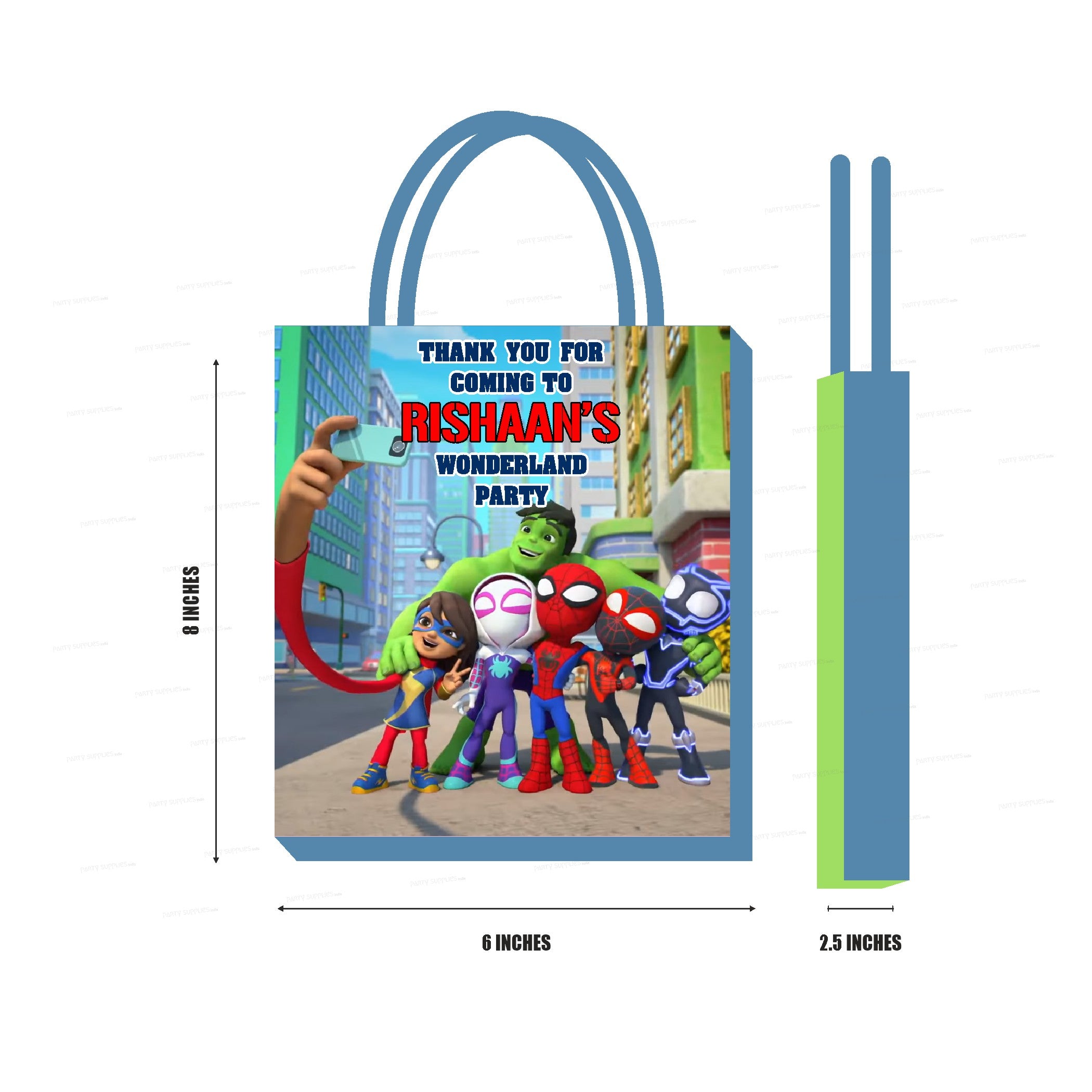 PSI Spidey and his Amazing Friends Theme Return Gift Bag