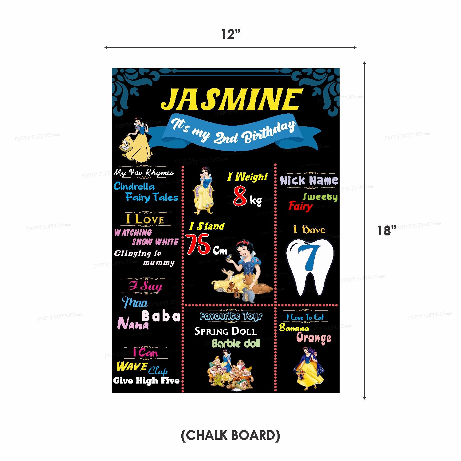 Snow And White  Theme Classic  Combo Kit