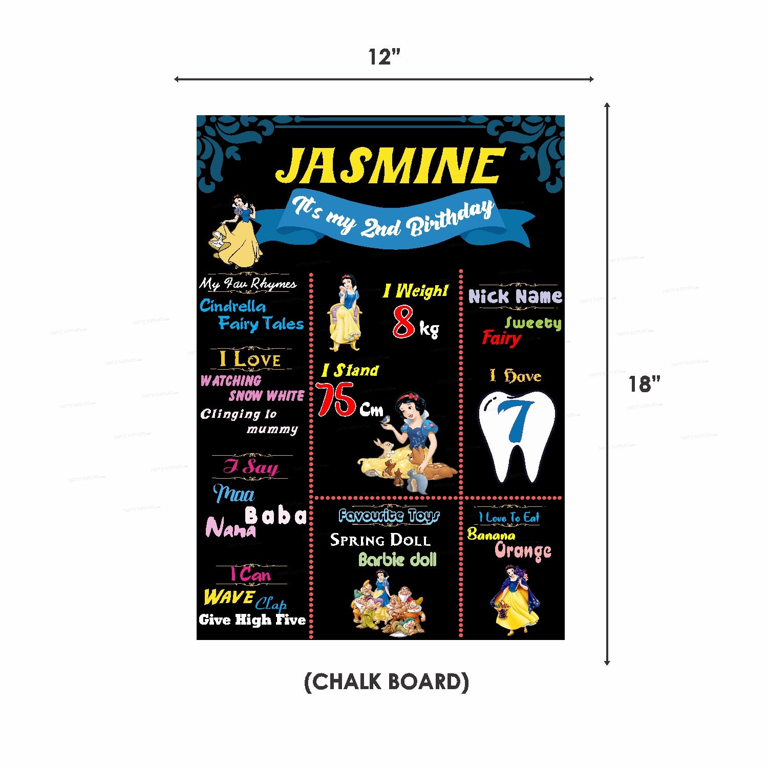 Snow And White  Theme Premium  Combo Kit