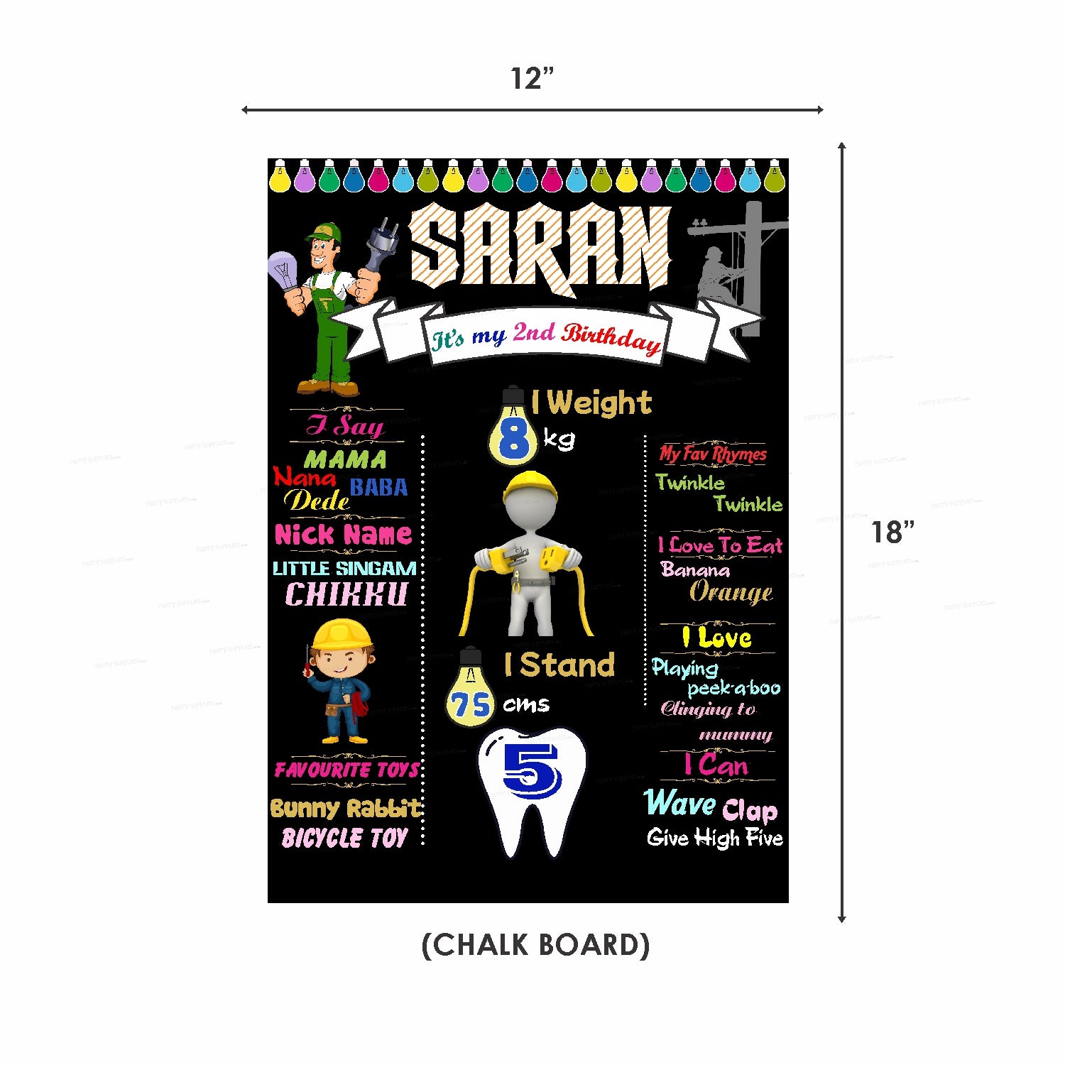 Electrician  Theme Premium Combo Kit