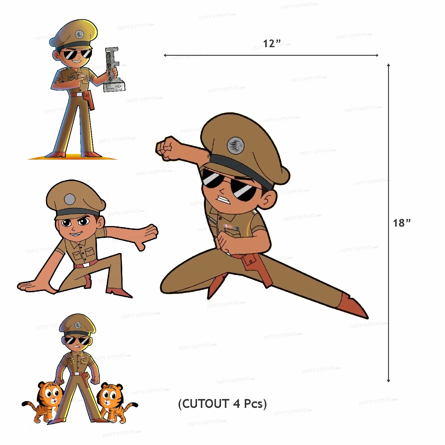 Little Singham Theme Classic Combo Kit