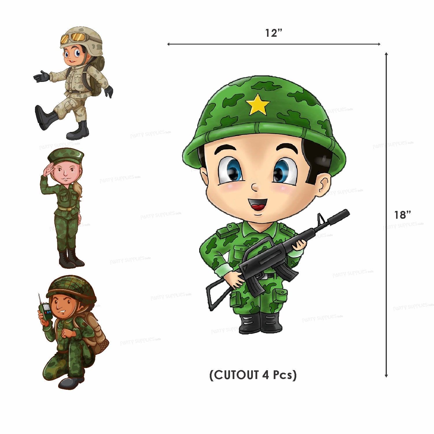 PSI  Military  Theme Premium Combo Kit