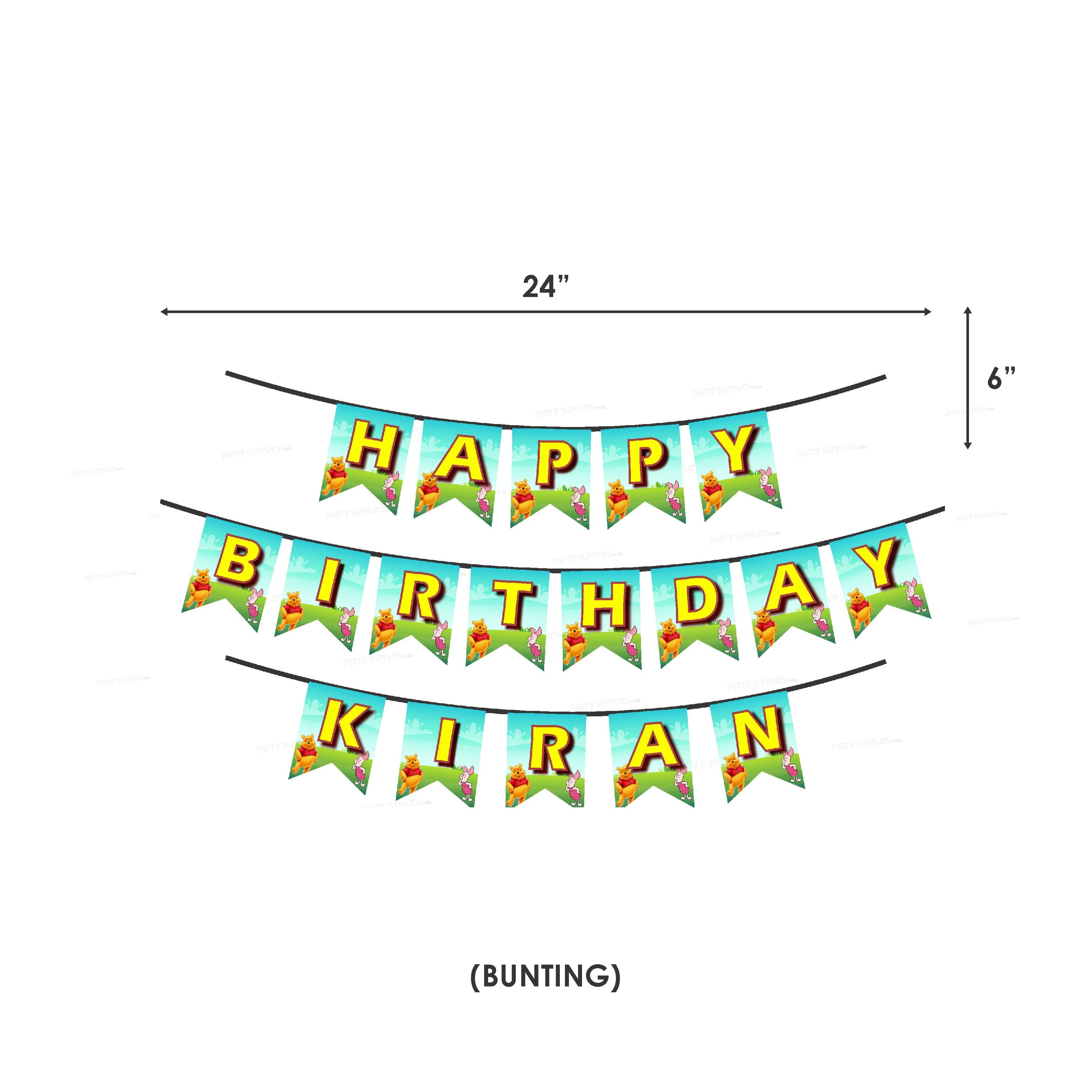 Winnie the Pooh Theme Exclusive Combo Kit