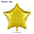 Star Shape Premium Gold Foil Balloon - image 1 of 4 | Party Supplies India