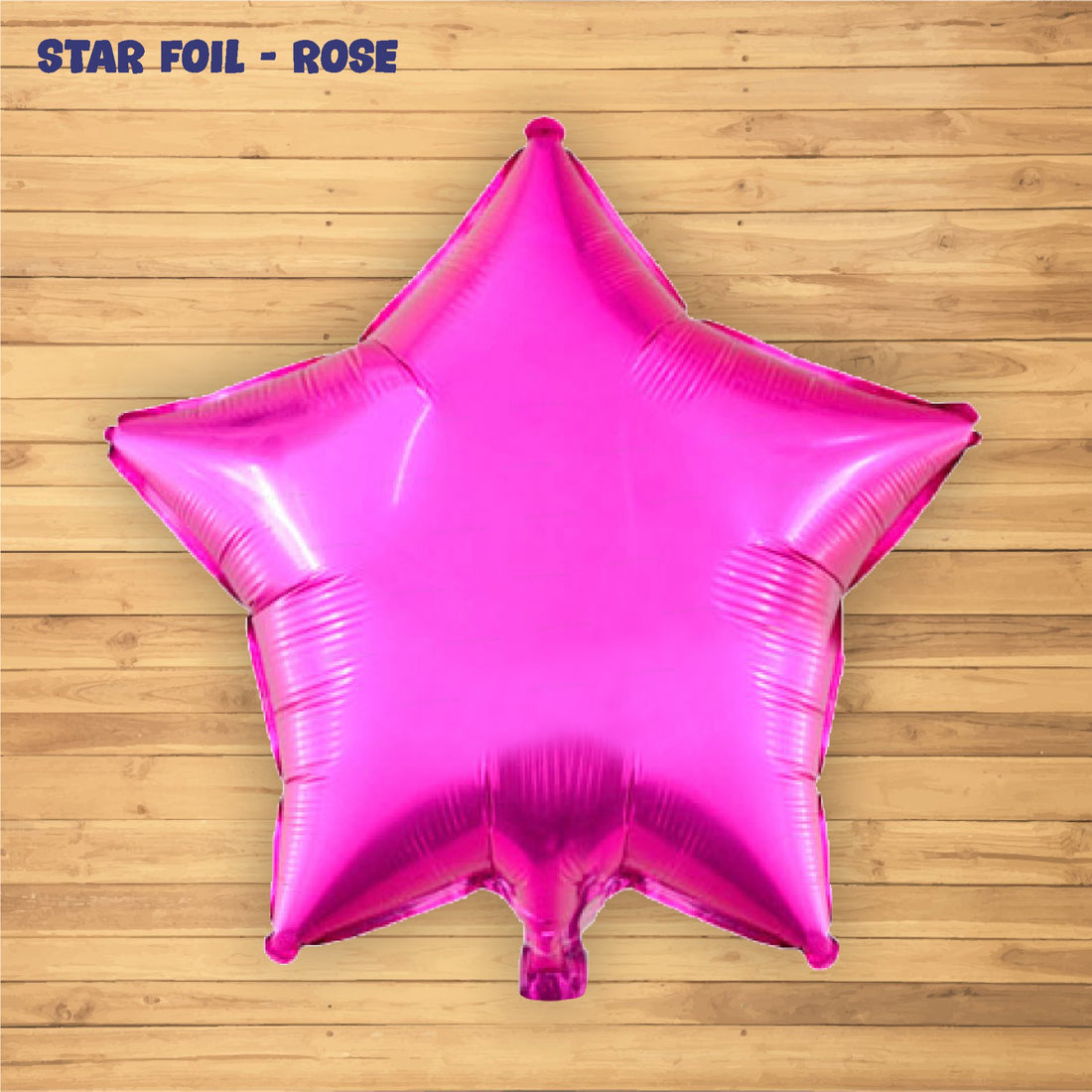 Star Shape Premium Pink Foil Balloon