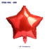 Star Shape Premium Red Foil Balloon - image 1 of 4 | Party Supplies India
