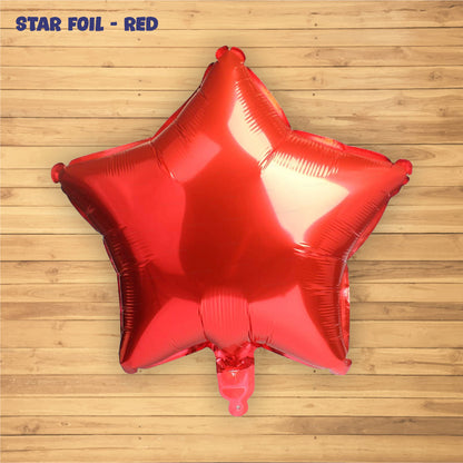 Star Shape Premium Red Foil Balloon