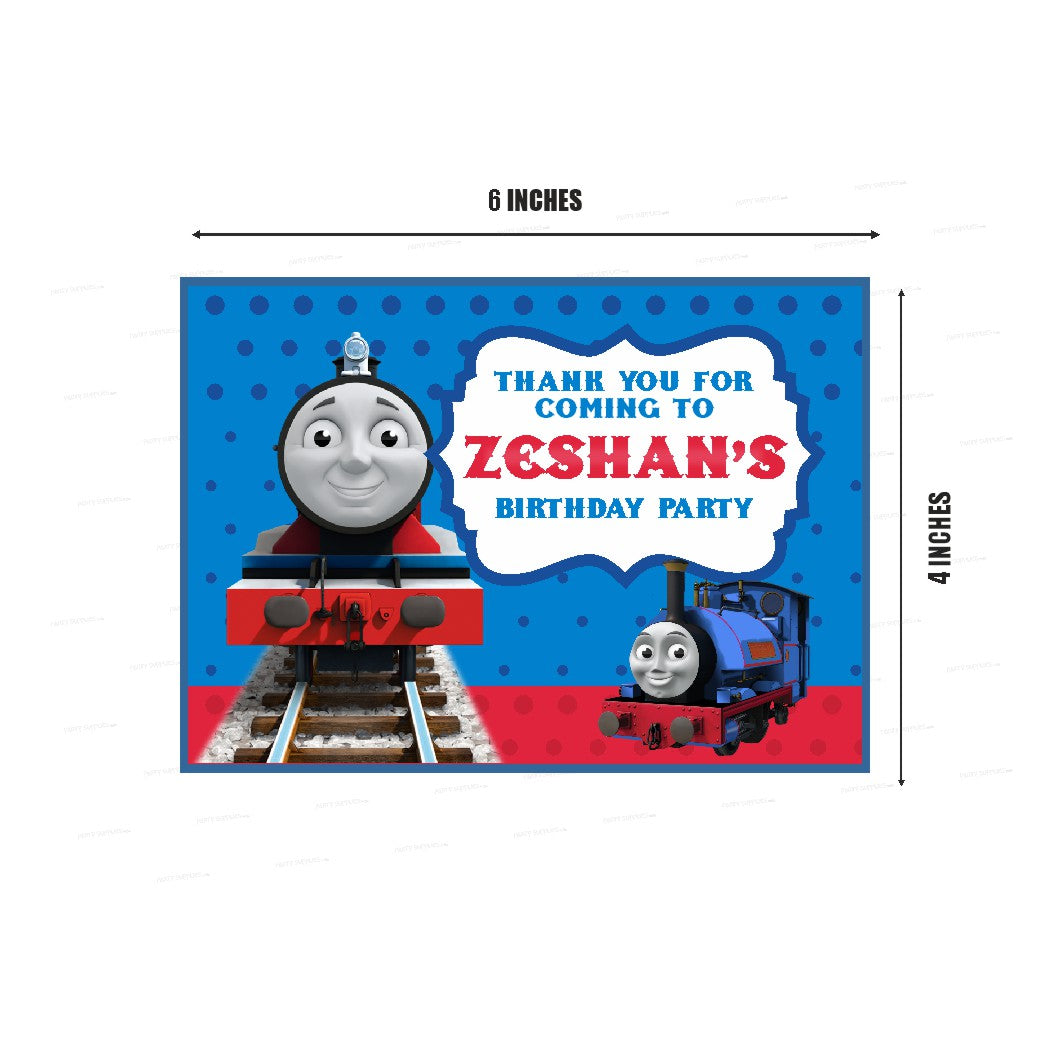 Thomas and Friends Theme Thank You Card