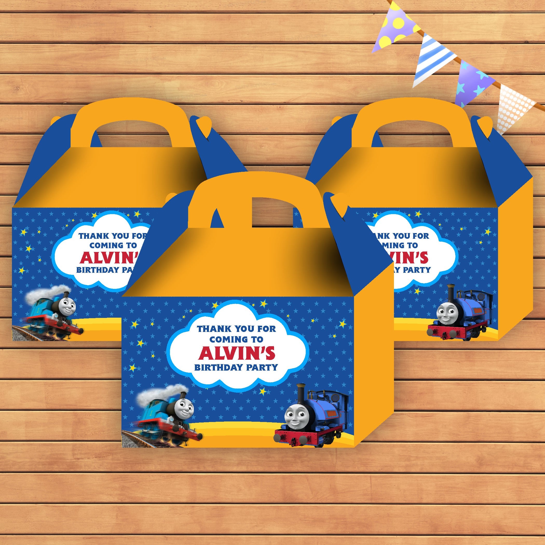 Thomas &amp; Friends Theme Goodie Return Gift Boxes