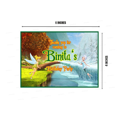 Tinkerbell Theme Thank You Card