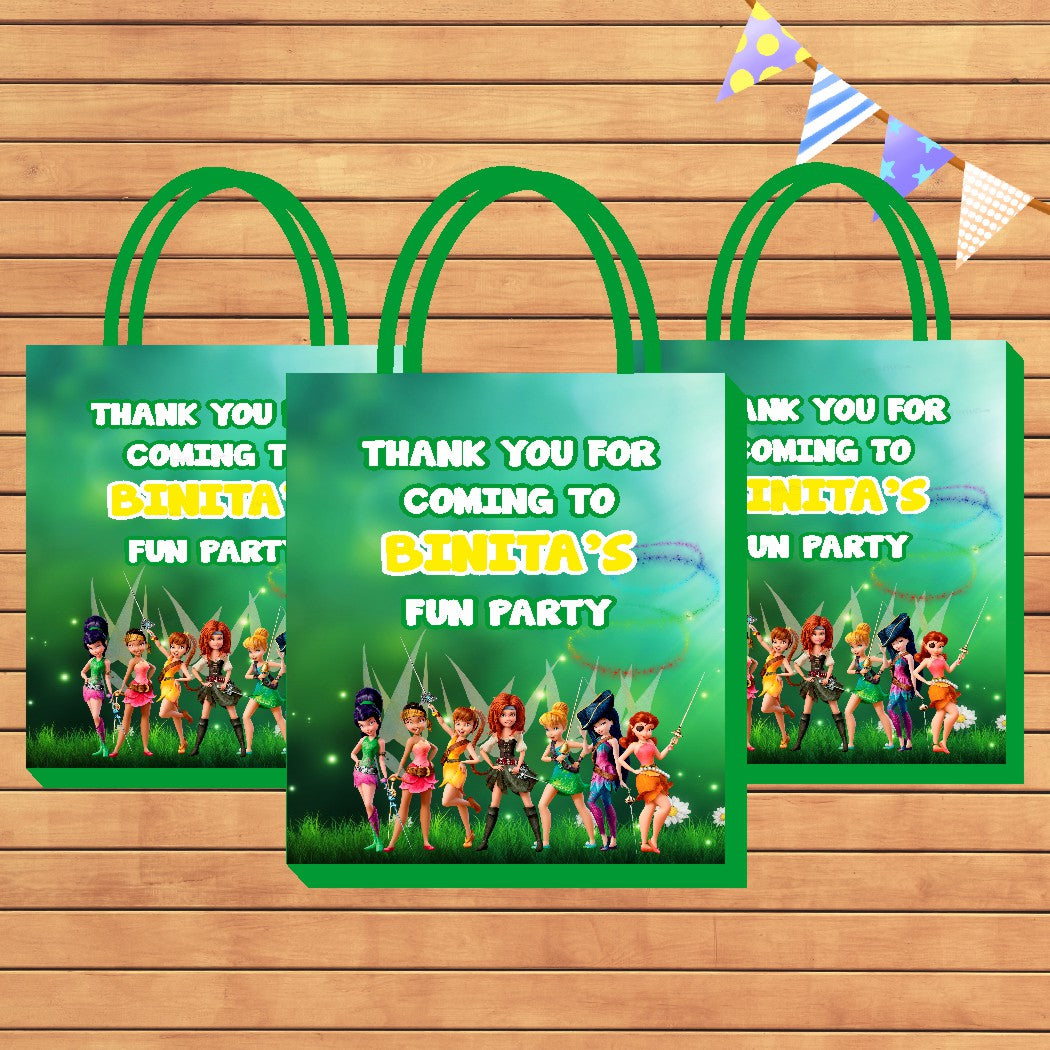 Tinkerbell Theme Return Gift Bag