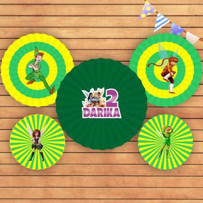 Tinker Bell Theme Paper Fan