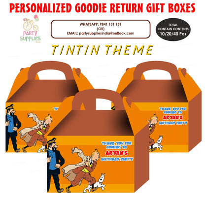 PSI Tin Tin Theme Goodie Return Gift Boxes
