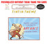 Tin Tin Theme Thank You Card - image 1 of 3 | Party Supplies India