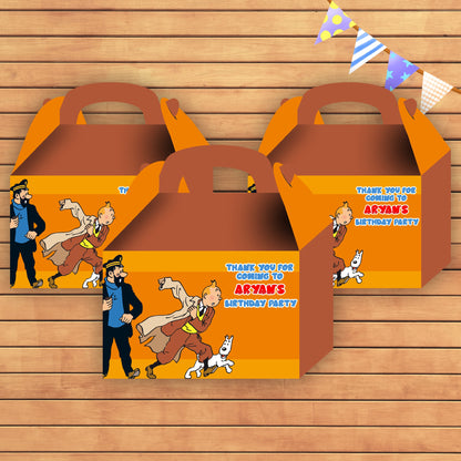PSI Tin Tin Theme Goodie Return Gift Boxes