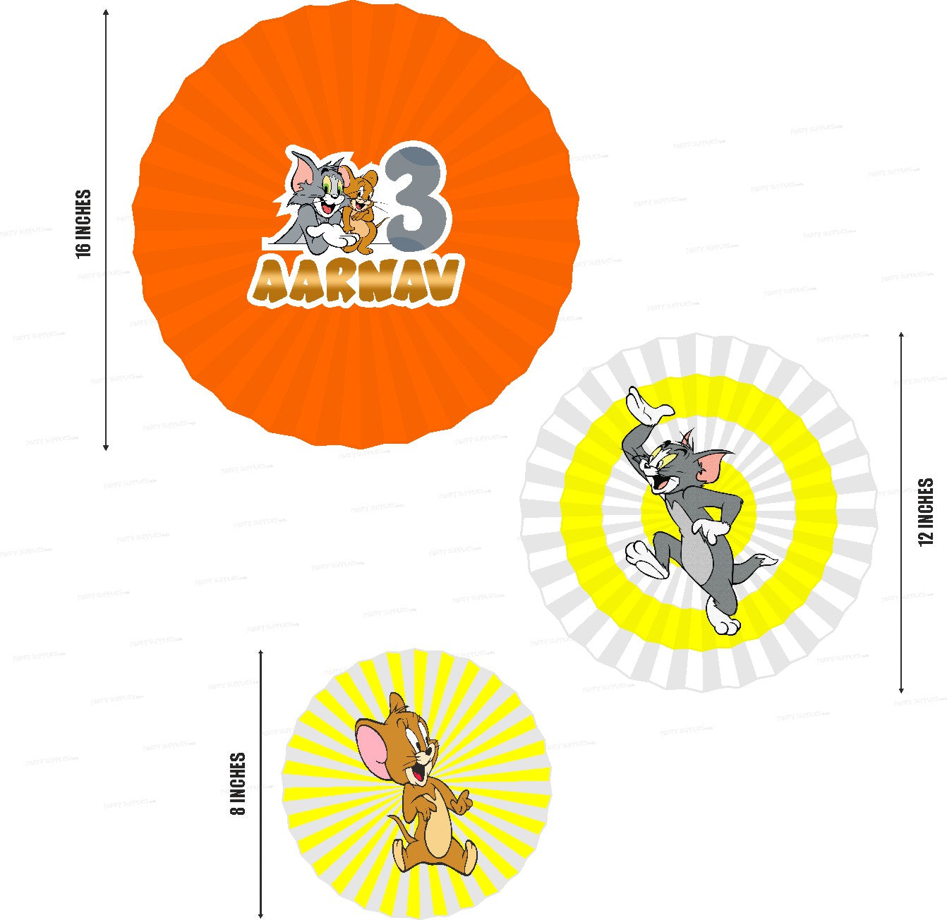 Tom &amp; Jerry Theme Paper Fan