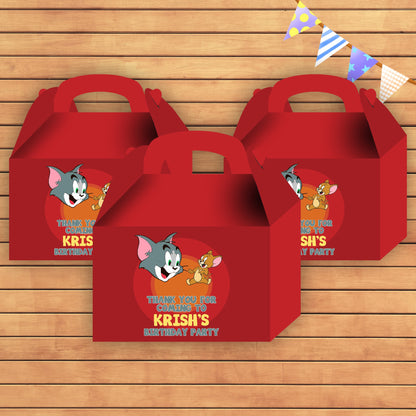 Tom &amp; Jerry Theme Goodie Return Gift Boxes