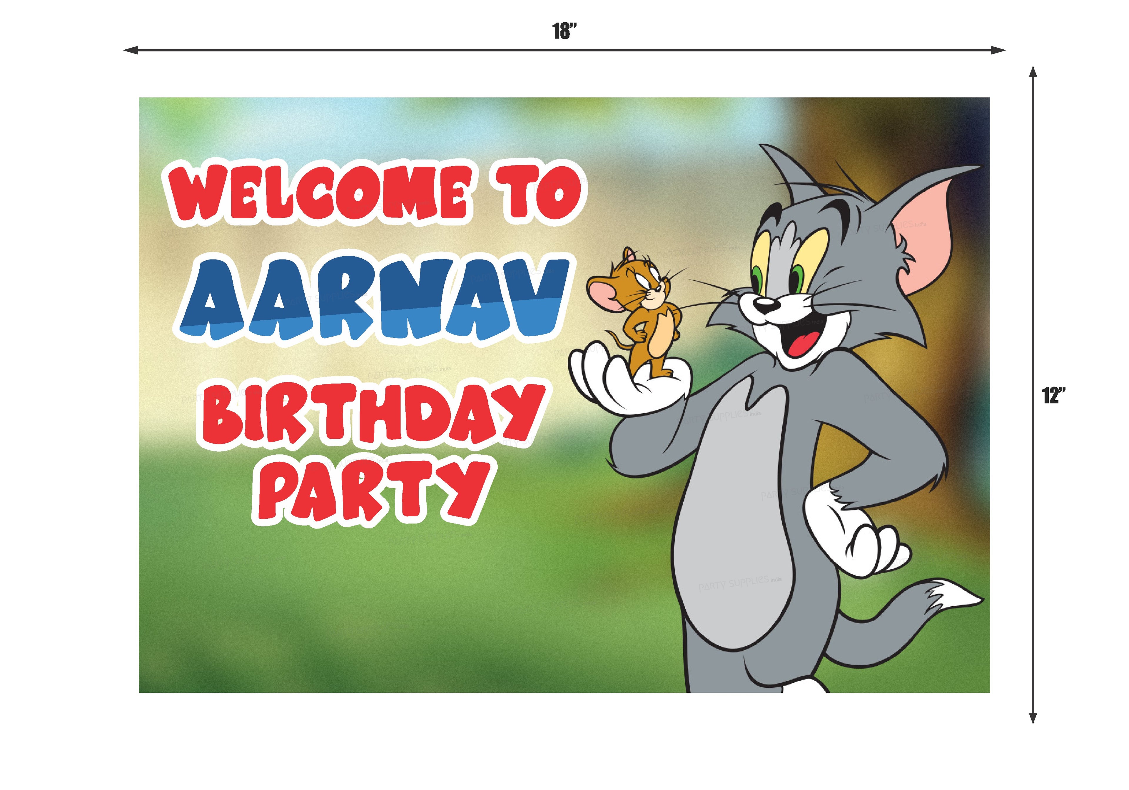 PSI Tom &amp; Jerry Theme Welcome Poster
