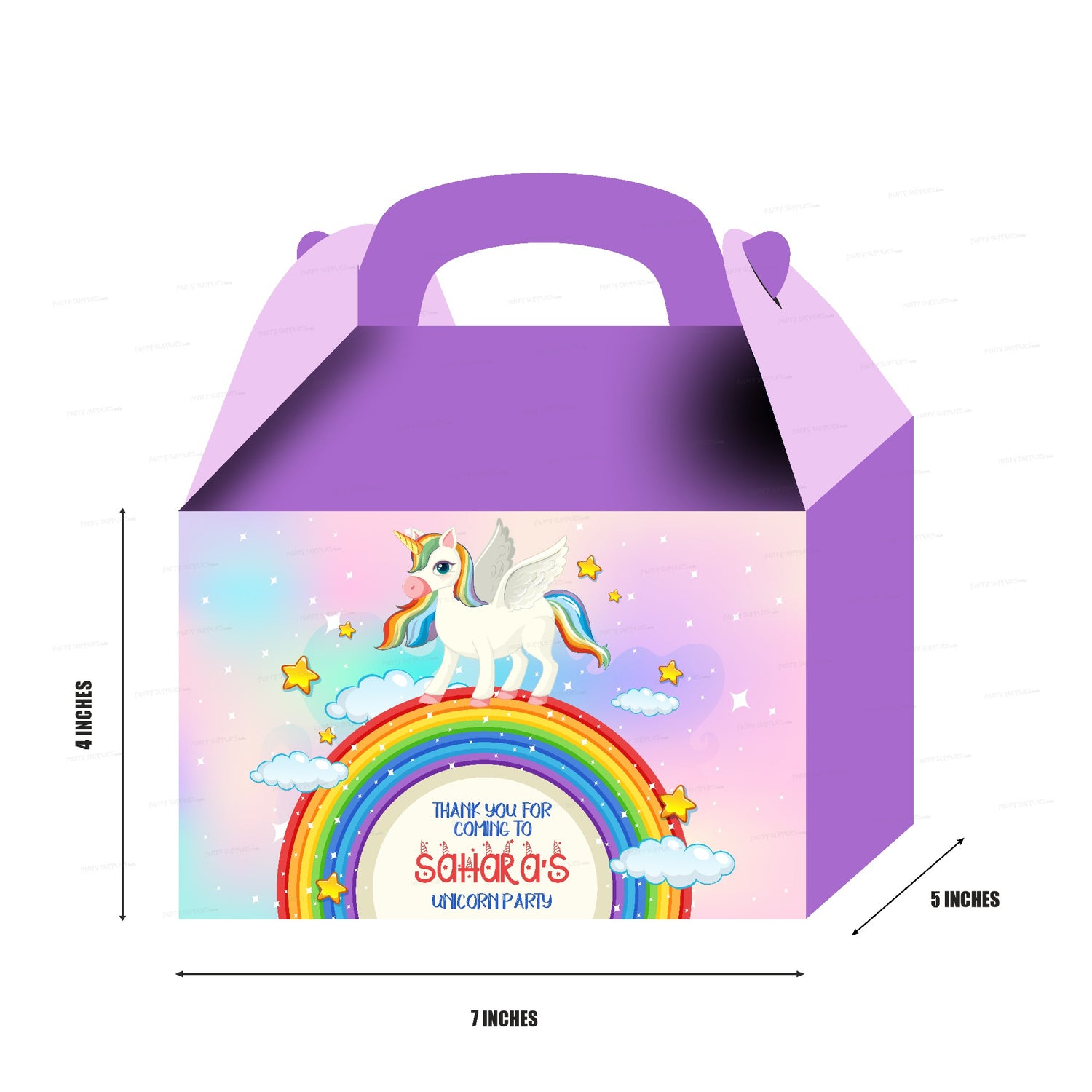 Unicorn Theme Goodie Return Gift Boxes - image 3 of 6 | Party Supplies India