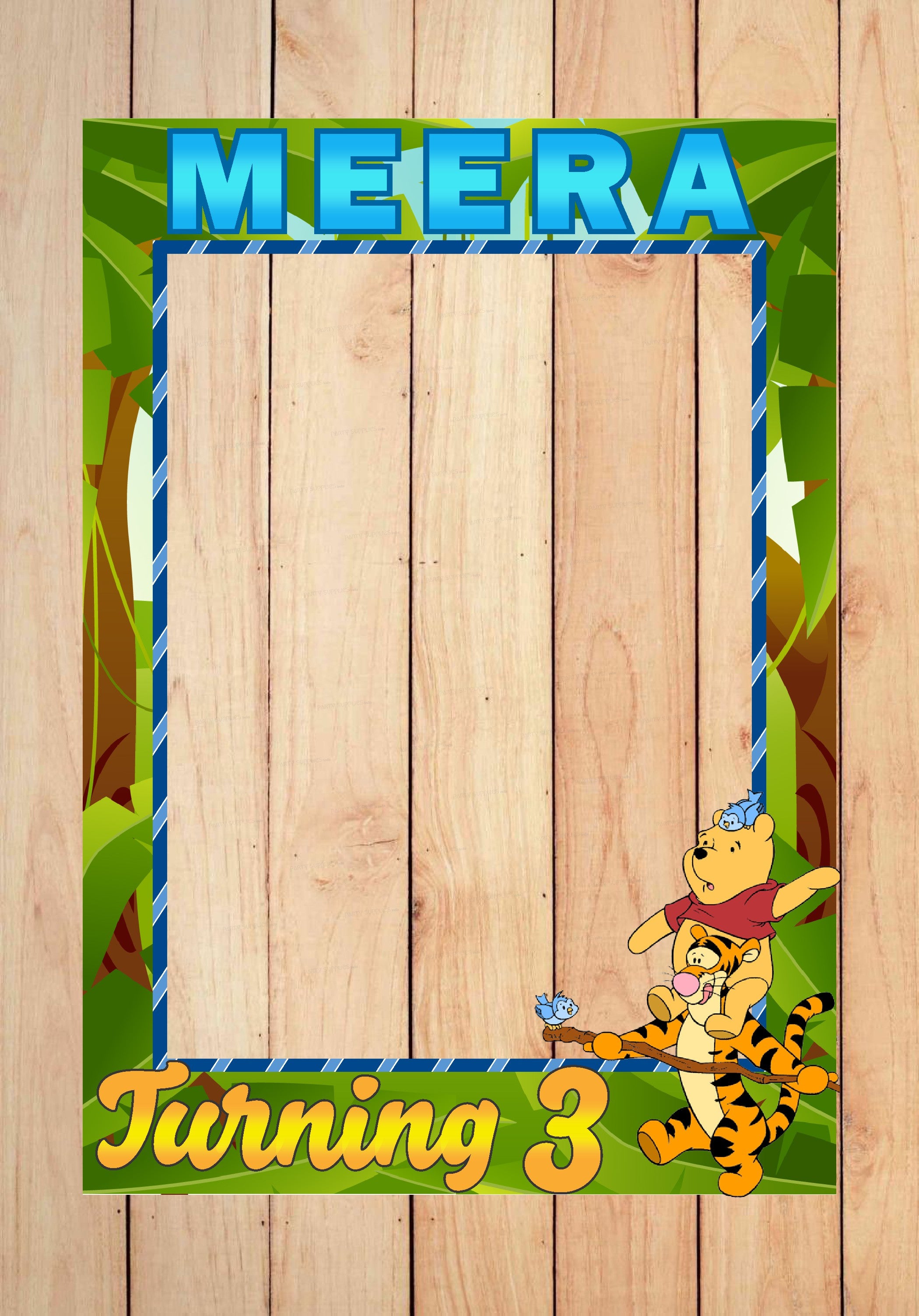 Winnie the Pooh Theme Customized PhotoBooth