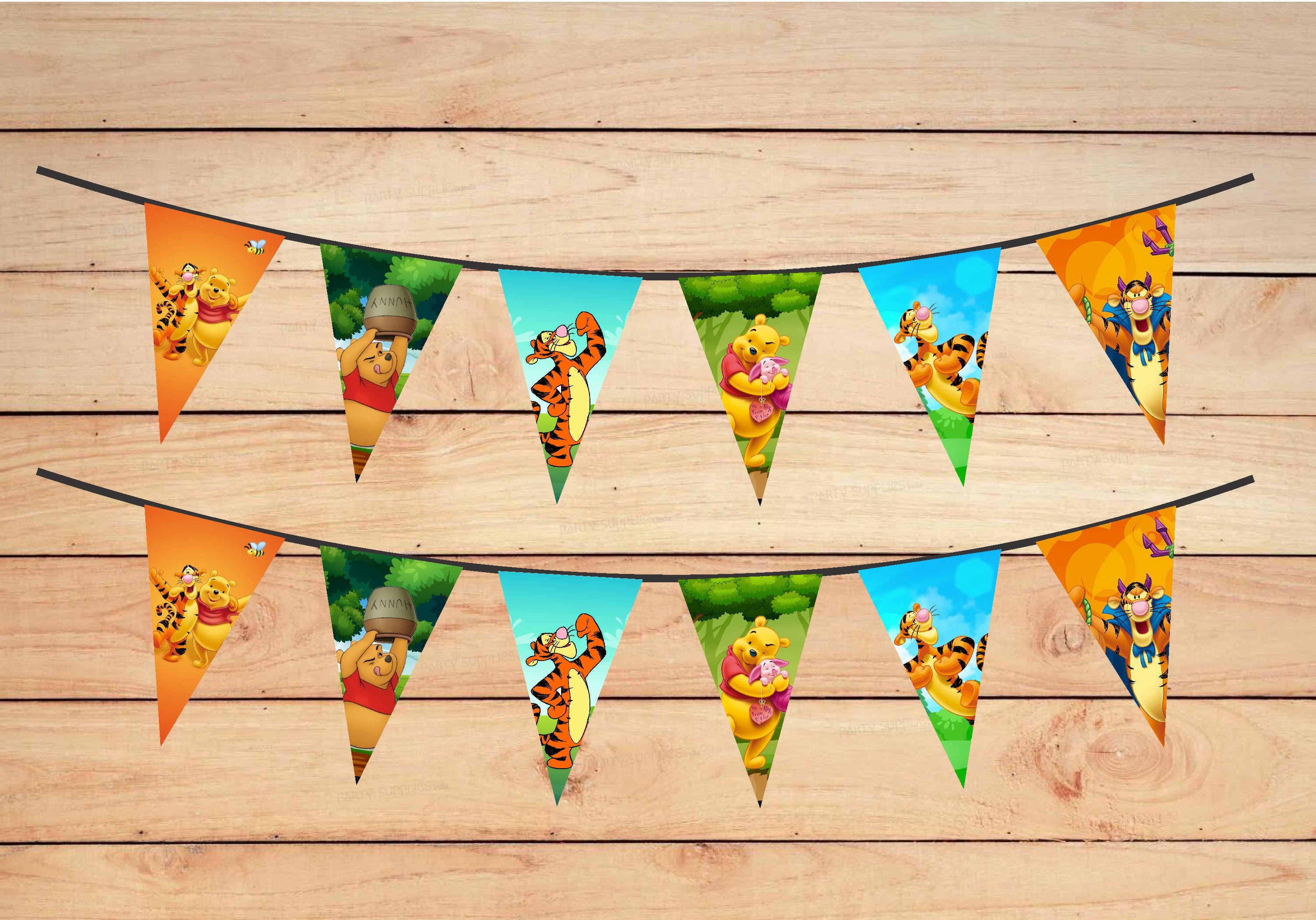 Winnie the Pooh Theme Flag Bunting