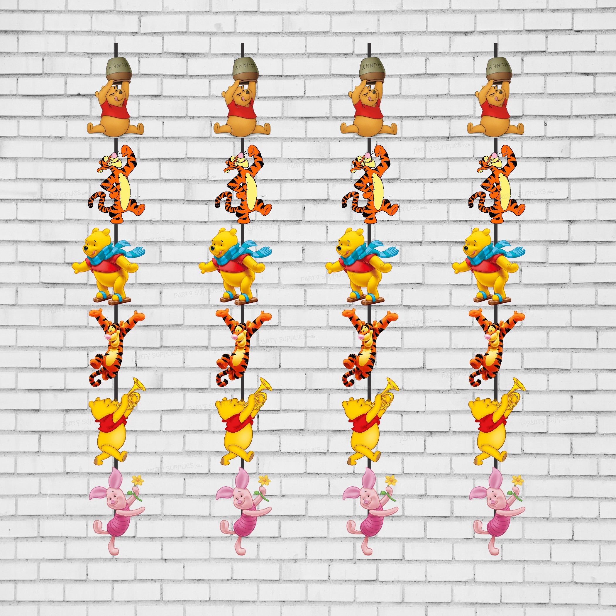 Winnie the Pooh Theme Customized  Dangler