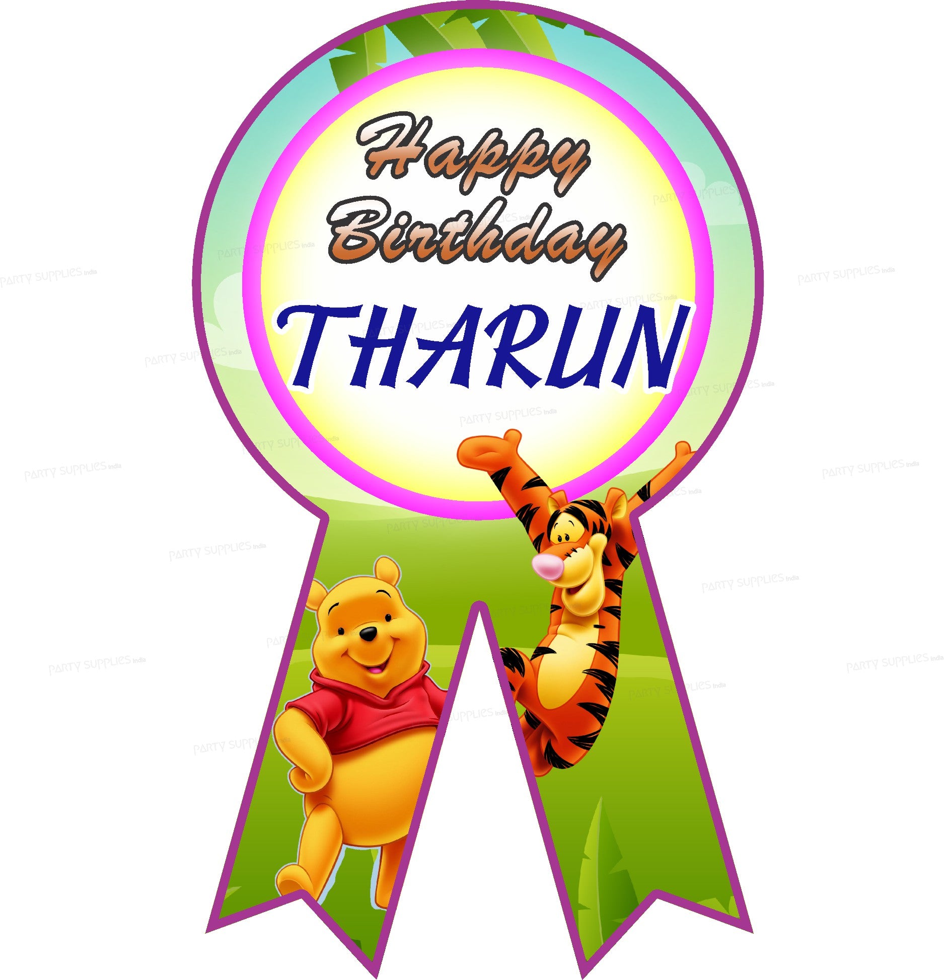 Winnie the Pooh Theme BADGES