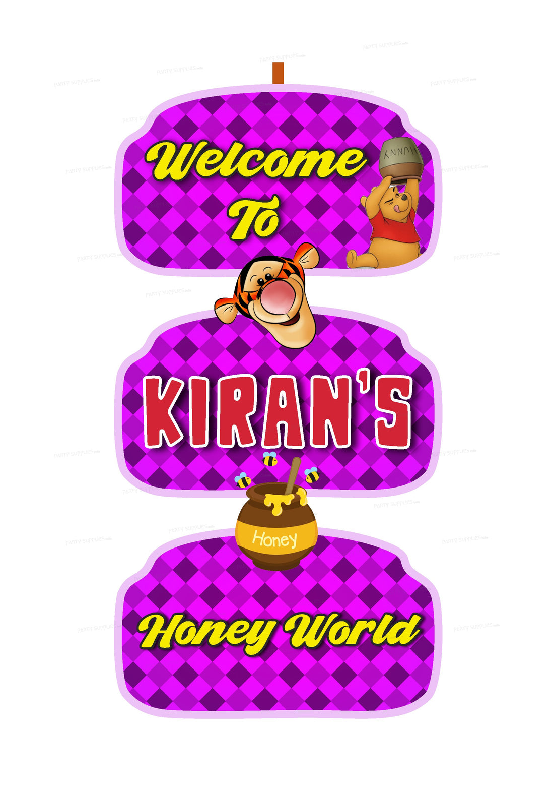 Winnie the Pooh Door Poster