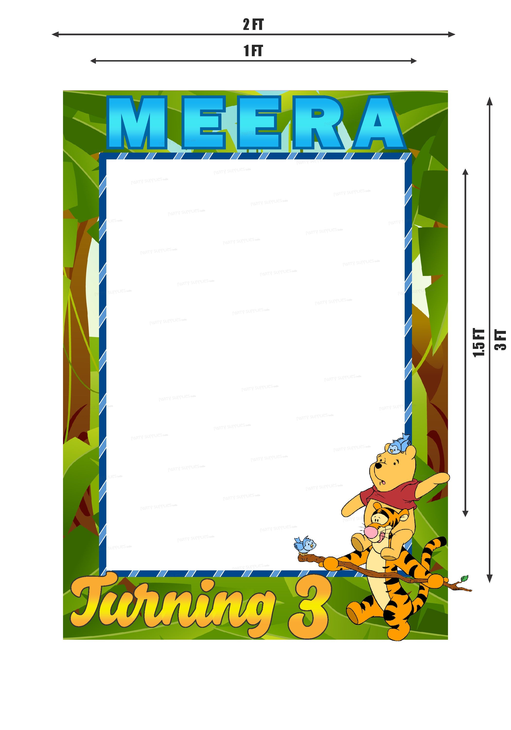 Winnie the Pooh Theme Customized PhotoBooth