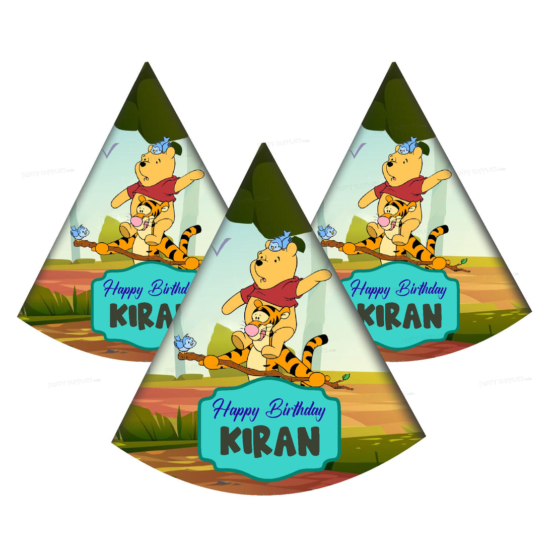 Winnie the Pooh Theme Customized Hat