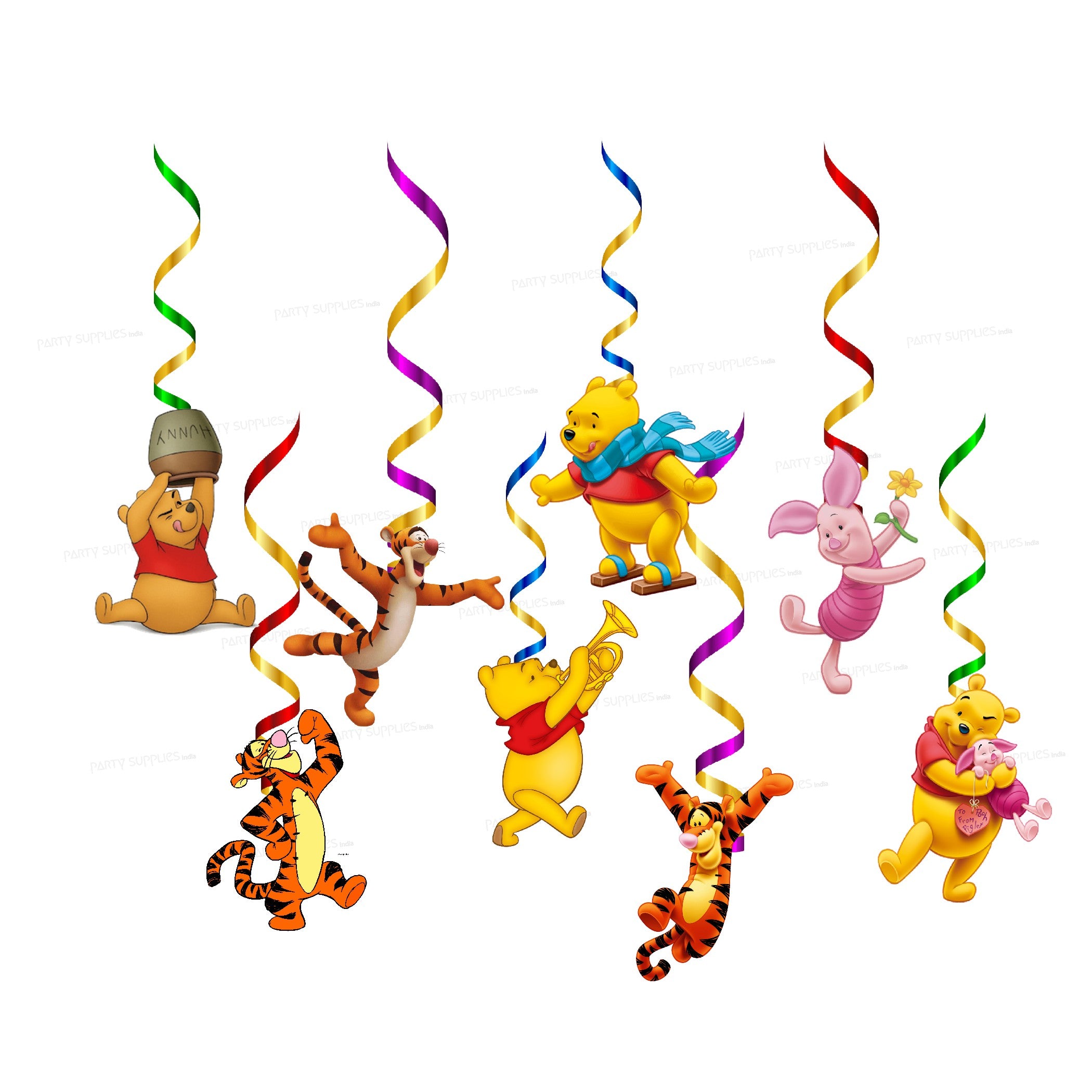 Winnie the Pooh Theme Swirls
