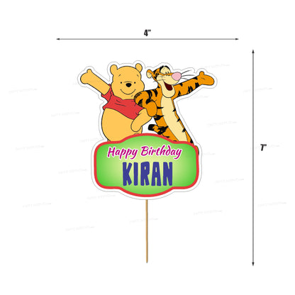 Winnie the Pooh Theme Cake Topper