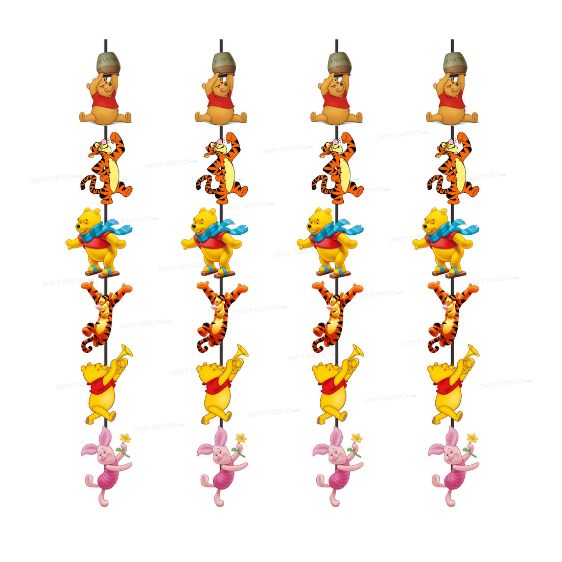 Winnie the Pooh Theme Customized Dangler