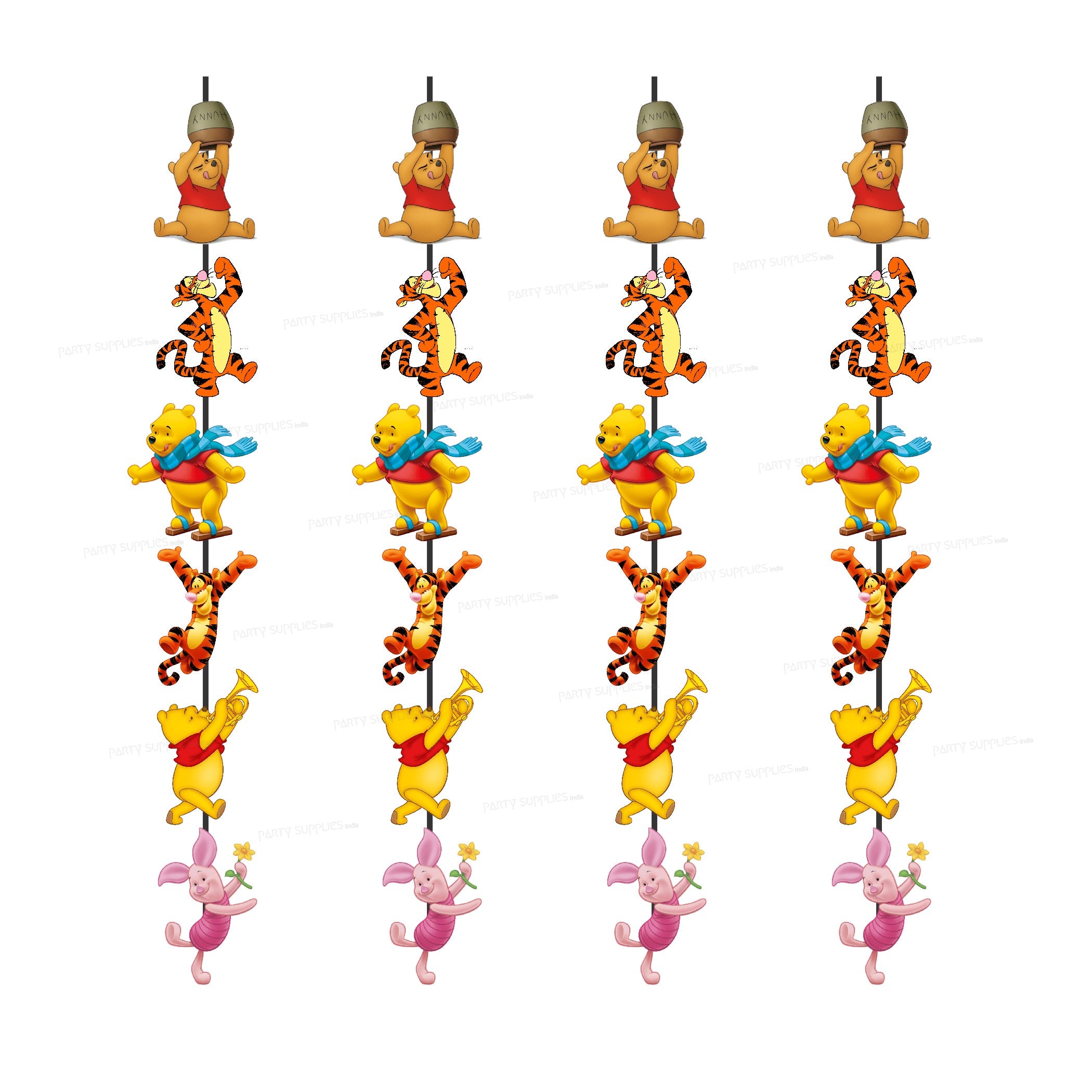 Winnie the Pooh Theme Customized  Dangler