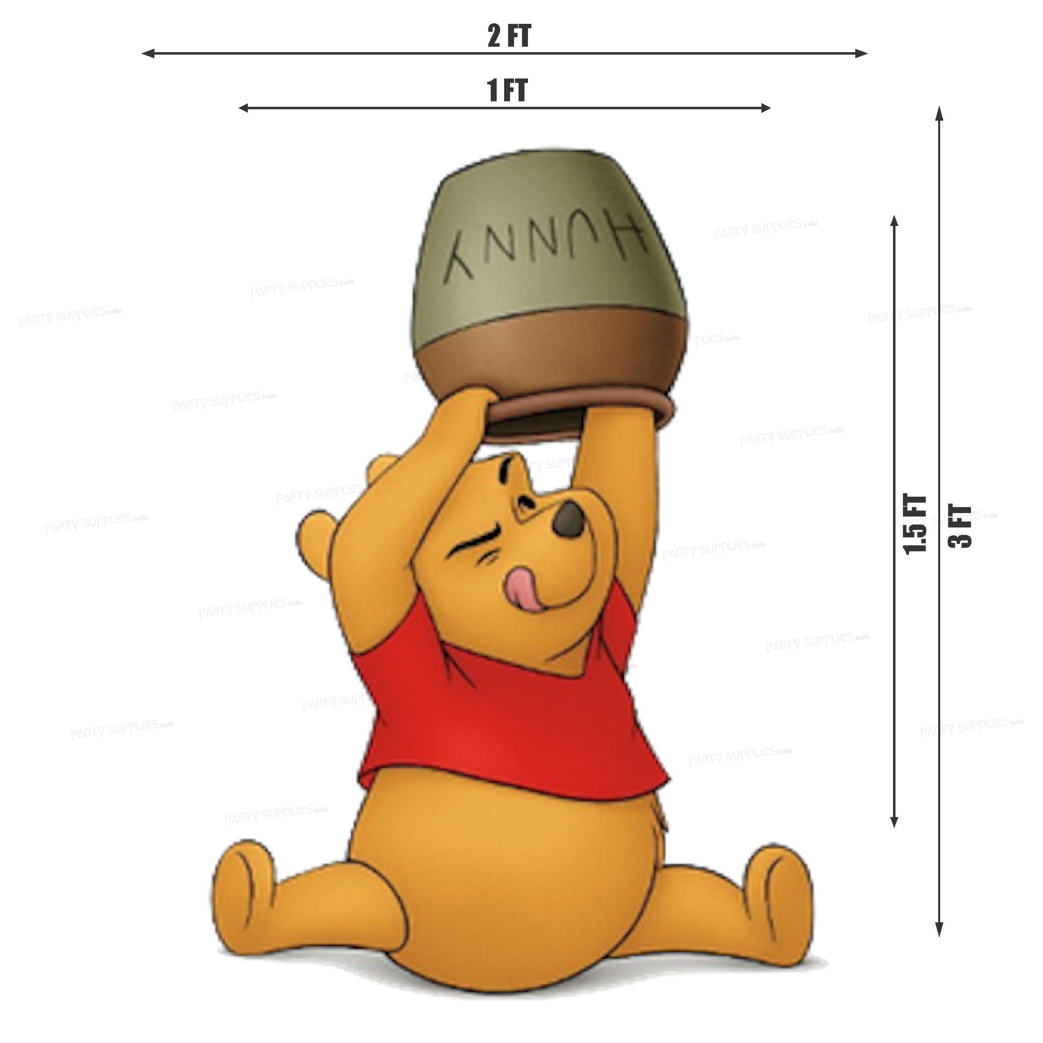 PSI Winnie the Pooh Theme Cutout - 01