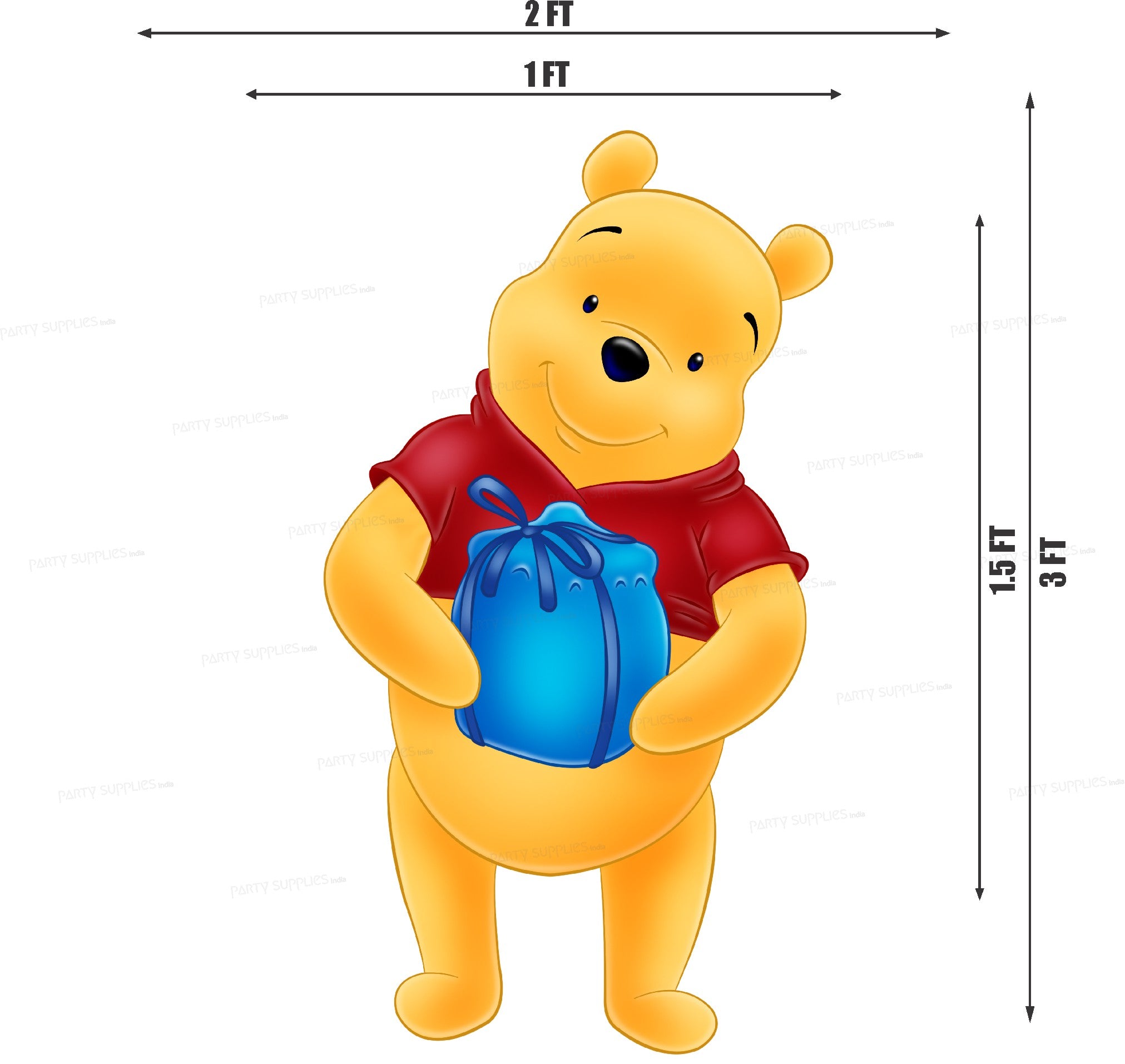 Winnie the Pooh Theme Cutout WTP-14
