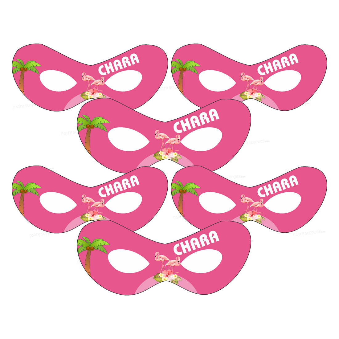 Flamingo Theme Personalized Eye Mask