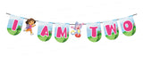Dora Theme Baby Age Hanging - image 1 of 3 | Party Supplies India