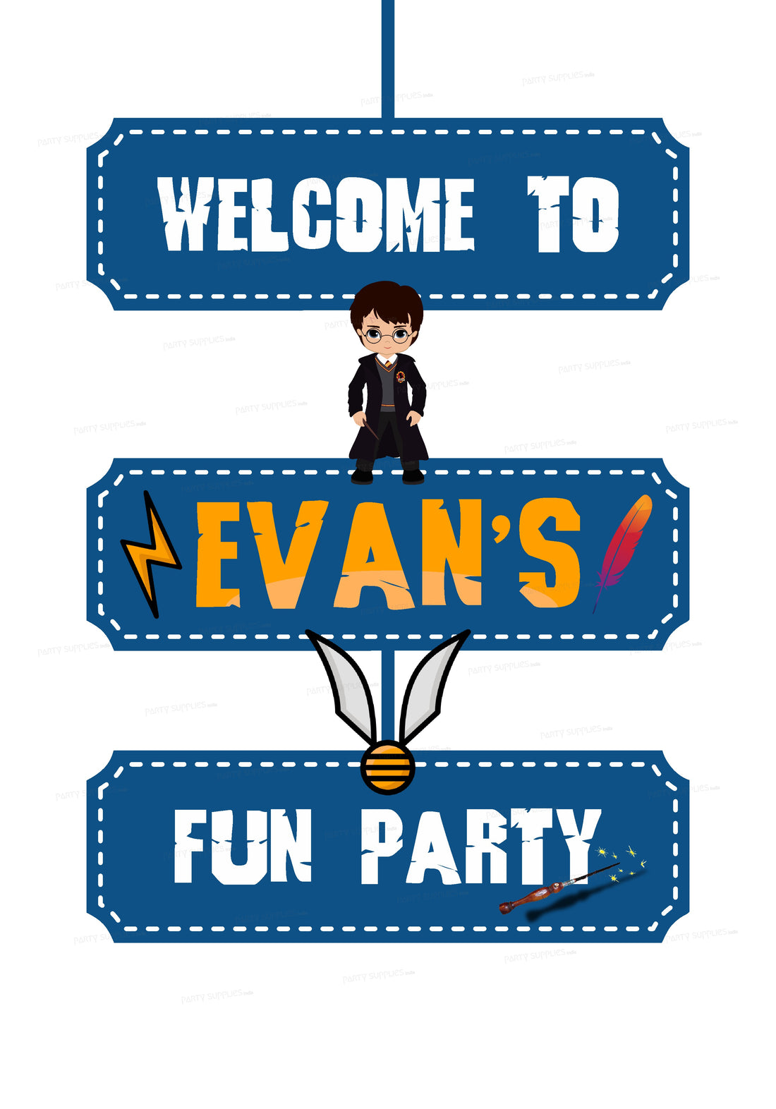 Harry Potter Theme Door Poster