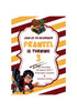 Harry Potter Theme Invite - image 1 of 3 | Party Supplies India