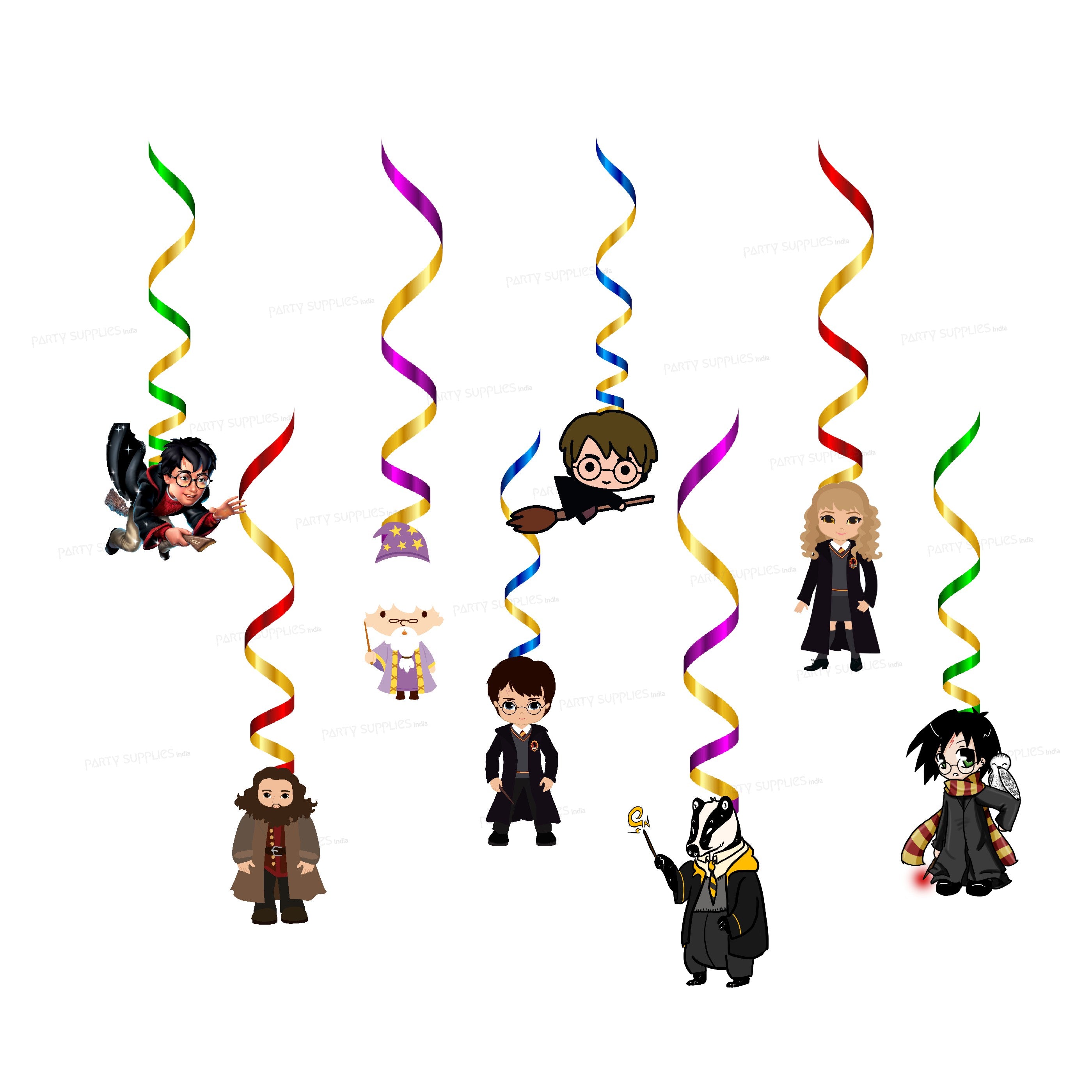 Harry Potter Theme Character Swirls