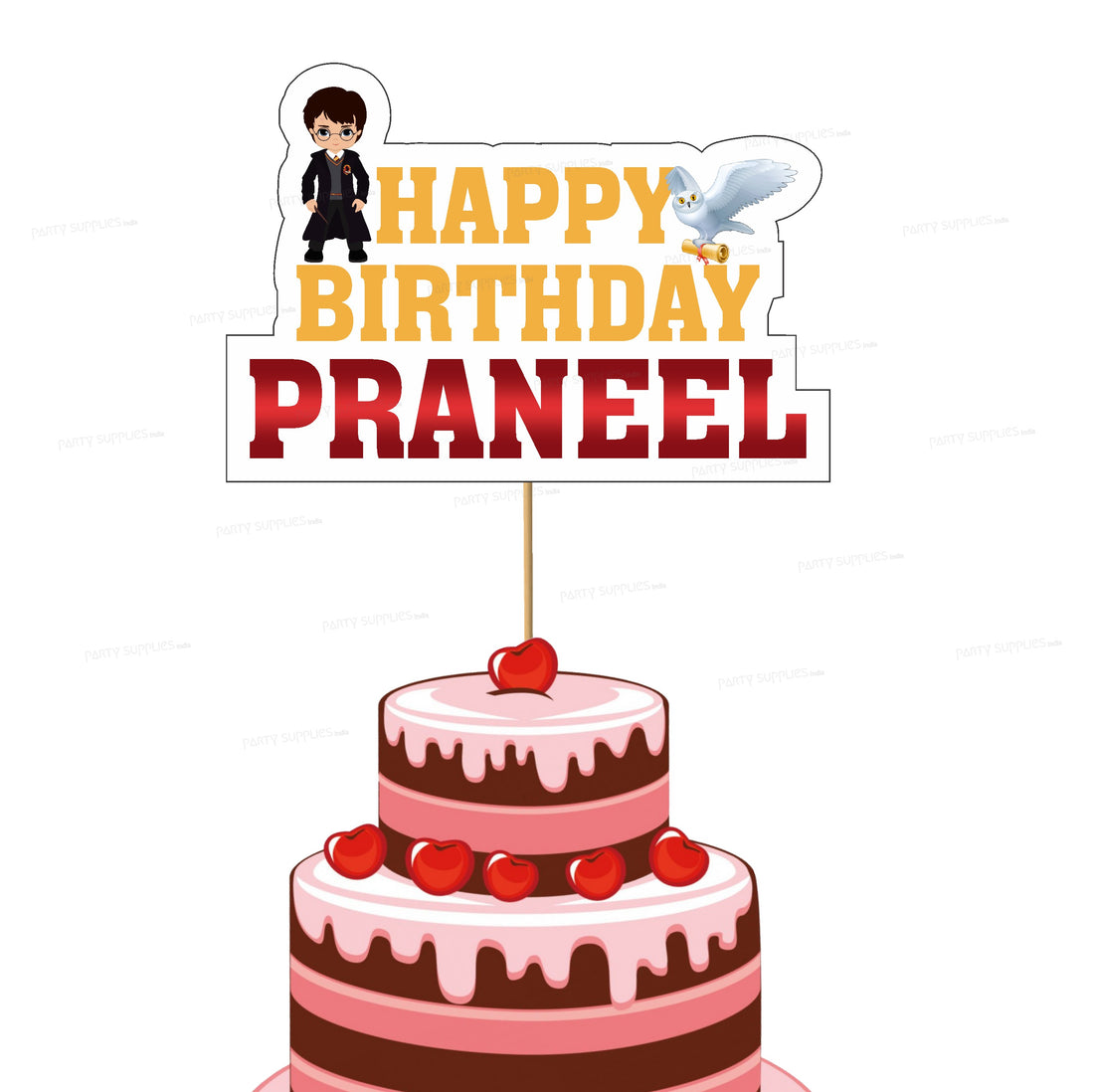 Harry Potter Theme Cake Topper