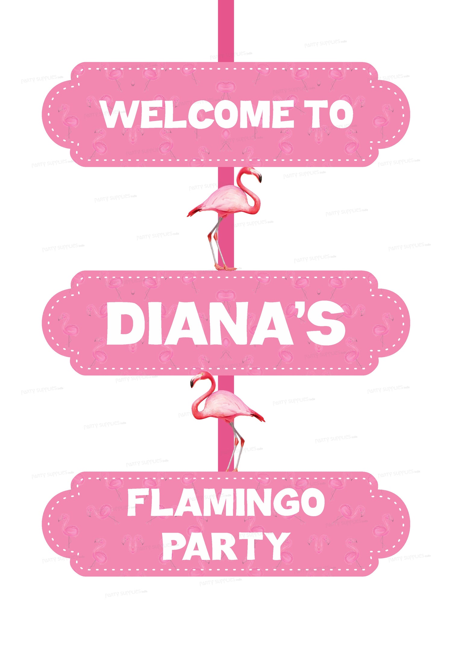 PSI Flamingo Theme Door Poster