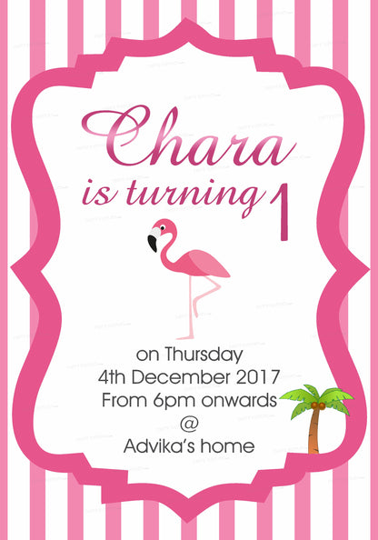 PSI Flamingo Theme Invite