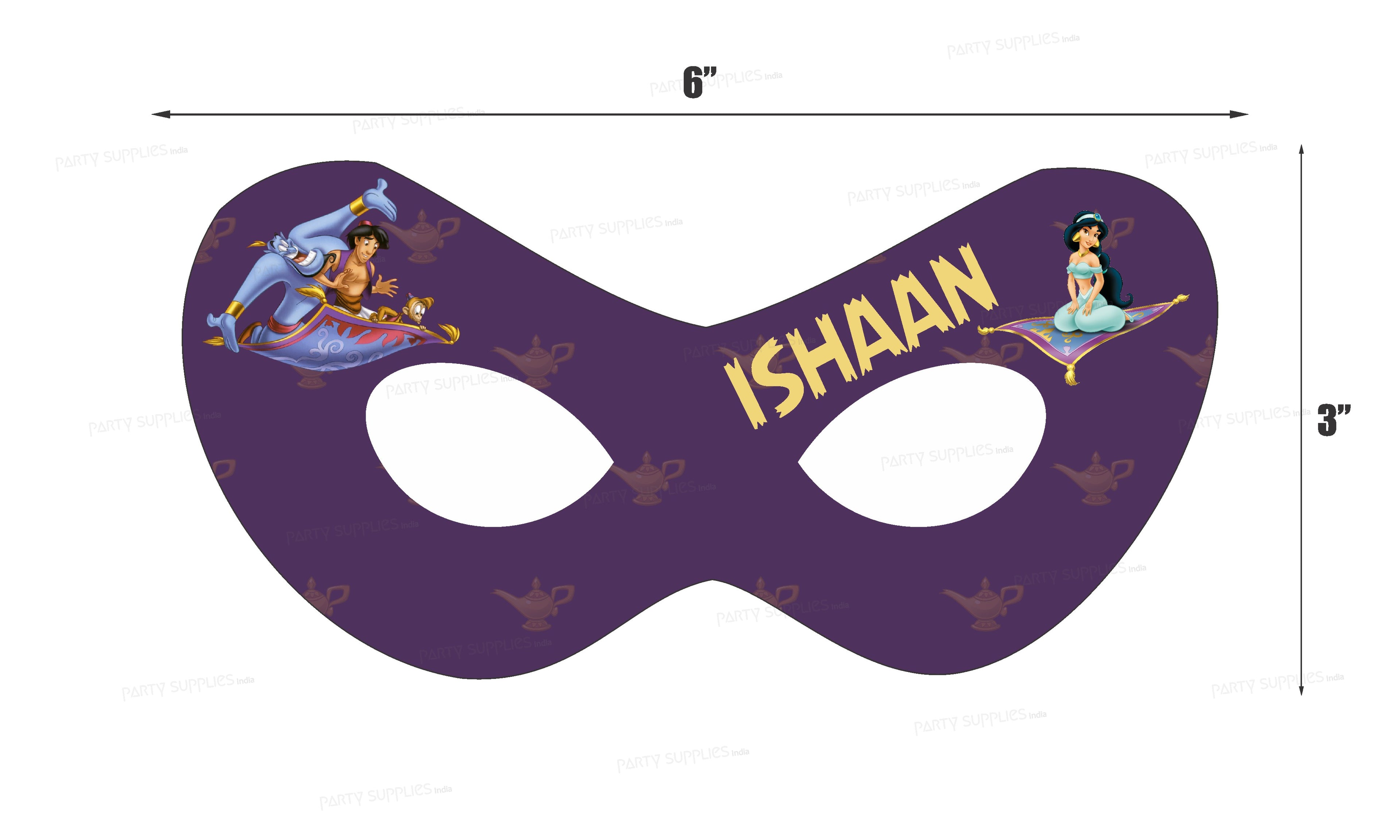 PSI Aladdin Theme Personalized Eye Mask