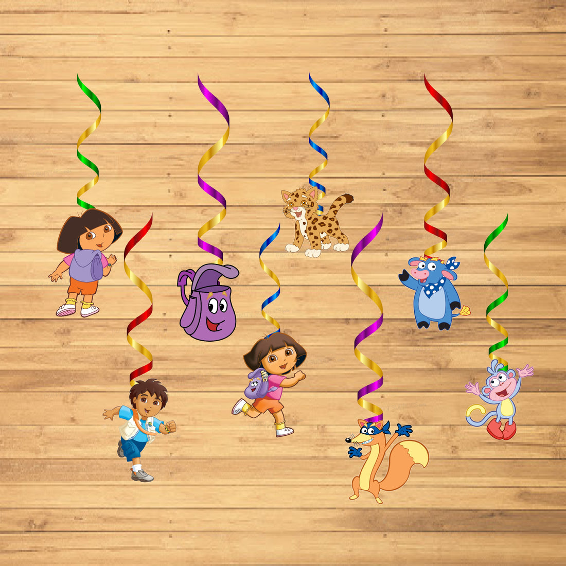 PSI Dora Theme Character Swirls