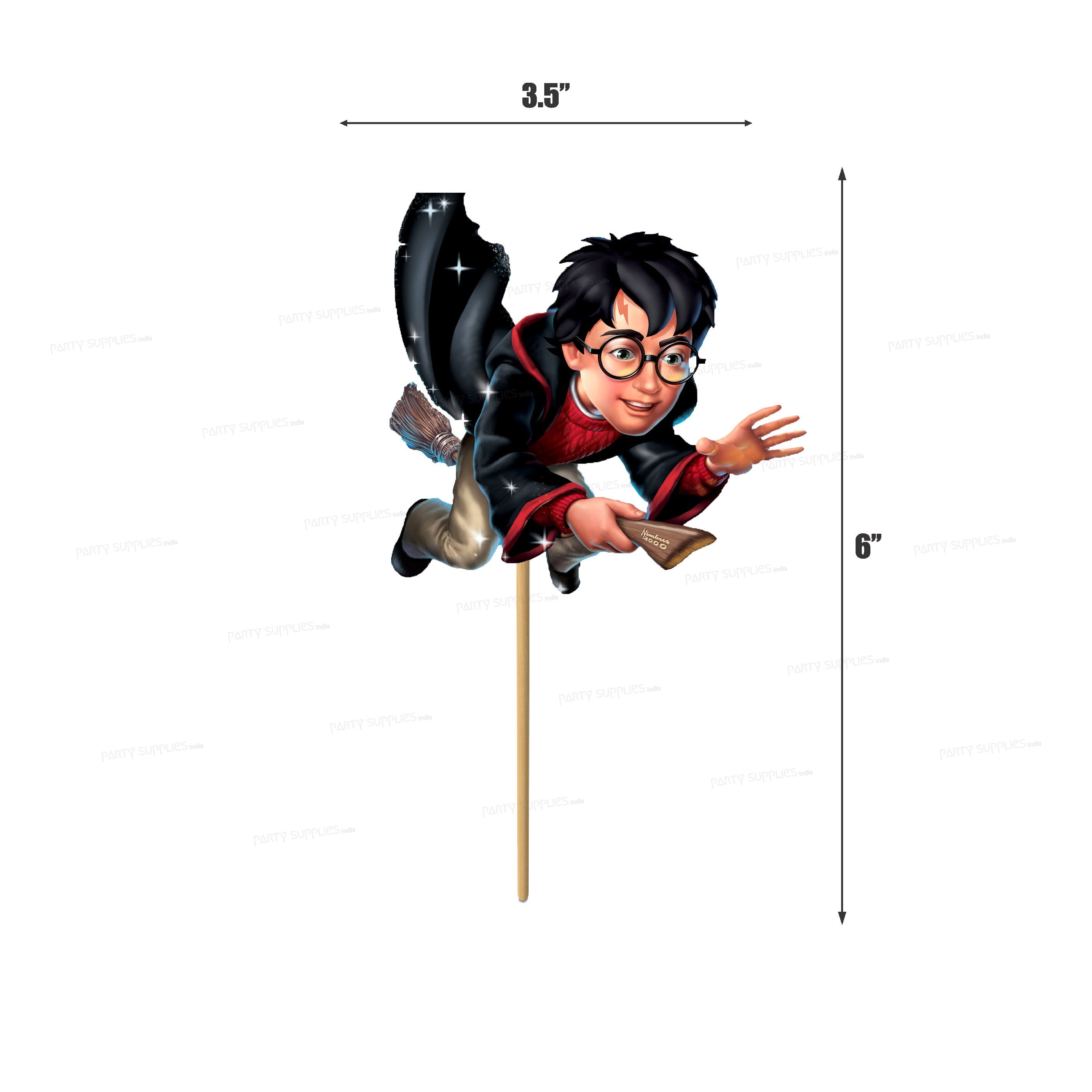 Harry Potter Theme Characters Cup Cake Topper